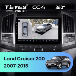 Штатная магнитола Teyes CC4 360 8/128 Toyota Land Cruiser 11 200 (2007-2015) F3 Тип-B