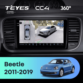 Штатная магнитола Teyes CC4 360 8/128 Volkswagen Beetle A5 (2011-2019)