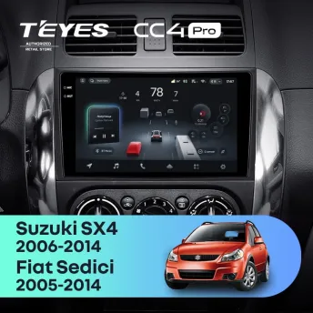 Штатная магнитола Teyes CC4 Pro 8/128 Suzuki SX4 1 (2006-2014)