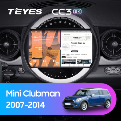 Штатная магнитола Teyes CC3 2K 360 6/128 Mini Clubman 1 R55 (2007-2014) F1