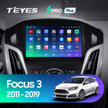 Штатная магнитола Teyes SPRO Plus 6/128 Ford Focus 3 (2011-2019)