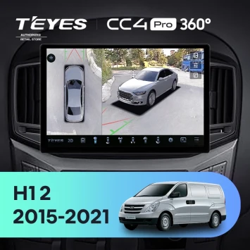 Штатная магнитола Teyes CC4 Pro 360 8/128 Hyundai H1 2 (2015-2021) F2 (13")