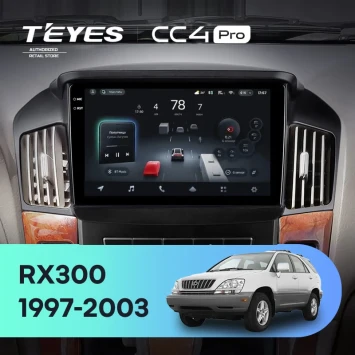 Штатная магнитола Teyes CC4 Pro 12/256 Lexus RX300 XU10 (1997-2003) F2