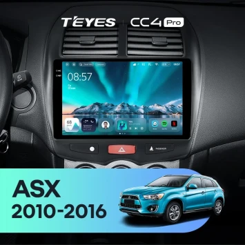 Штатная магнитола Teyes CC4 Pro 12/256 Mitsubishi ASX 1 (2010-2016) F1 Тип-A
