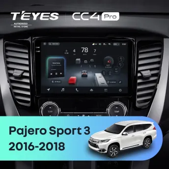 Штатная магнитола Teyes CC4 Pro 12/256 Mitsubishi Pajero Sport 3 (2016-2018)