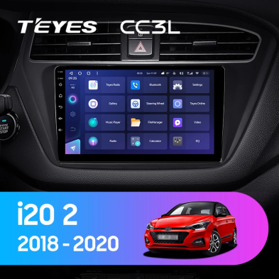 Штатная магнитола Teyes CC3L 4/64 Hyundai i20 2 GB (2018-2020)