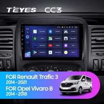 Штатная магнитола Teyes CC3 6/128 Opel Vivaro B (2014-2018)