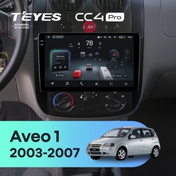 Штатная магнитола Teyes CC4 Pro 12/256 Chevrolet Aveo 1 T200 (2003-2007)