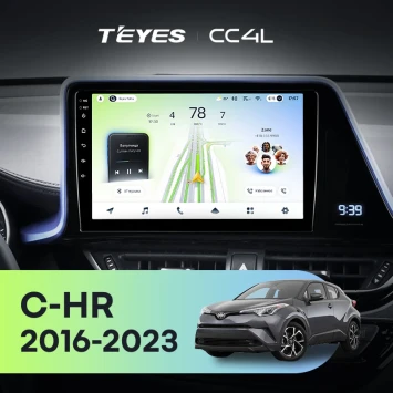 Штатная магнитола Teyes CC4L 4/64 Toyota C-HR 1 (2016-2023) F2