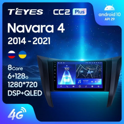 Штатная магнитола Teyes CC2 Plus 4/32 Nissan Navara D23 IV (2014-2021) Тип-А