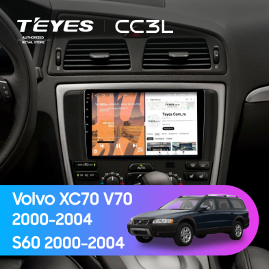 Штатная магнитола Teyes CC3L 4/64 Volvo S60 (2000-2004)