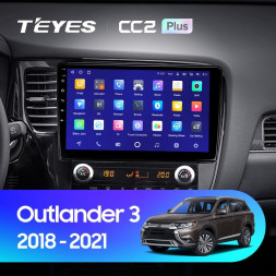 Штатная магнитола Teyes CC2 Plus 4/32 Mitsubishi Outlander 3 (2018-2021)