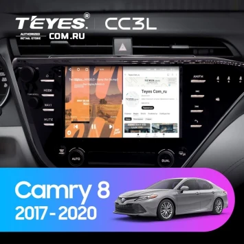 Штатная магнитола Teyes CC3L 4/64 Toyota Camry 8 XV 70 (2017-2020) F2