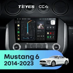 Штатная магнитола Teyes CC4 6/64 Ford Mustang VI S550 (2014-2023) F2
