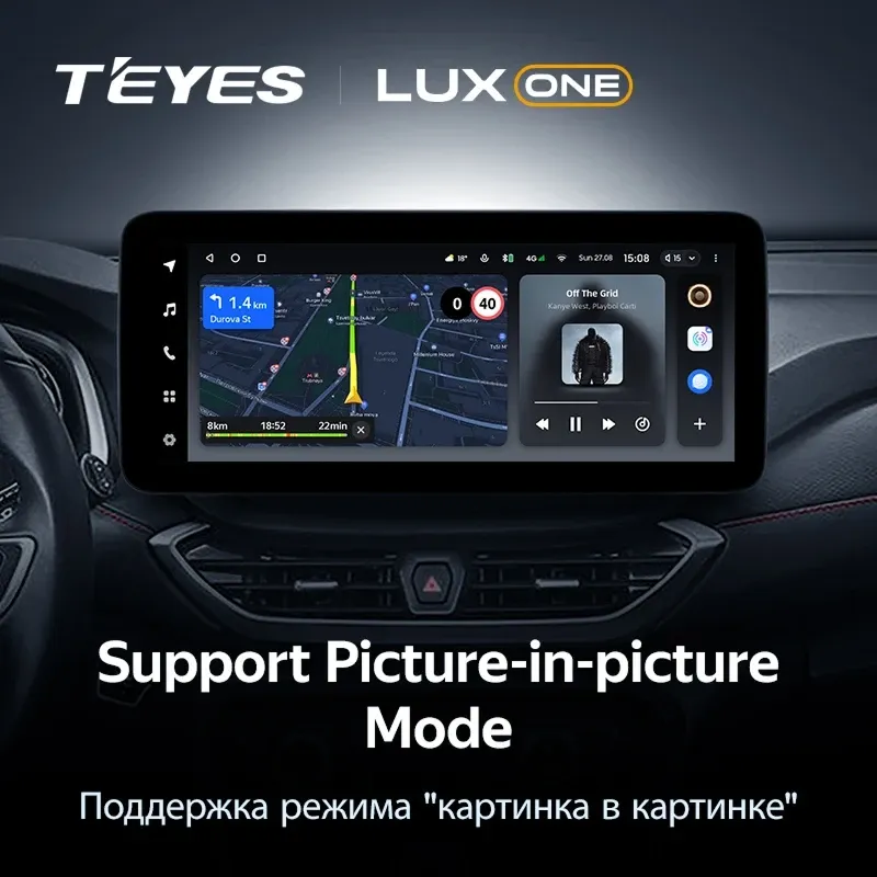 Штатная магнитола Teyes LUX ONE 4/32 Chevrolet Orlando 2 (2018-2023) Тип-A