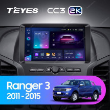 Штатная магнитола Teyes CC3 2K 4/64 Ford Ranger 3 (2011-2015)
