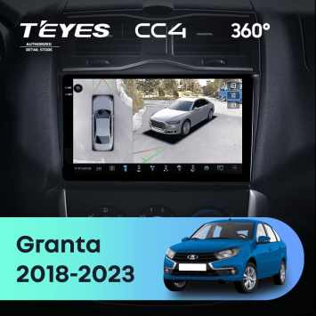 Штатная магнитола Teyes CC4 360 6/64 Lada Granta Cross (2018-2023)