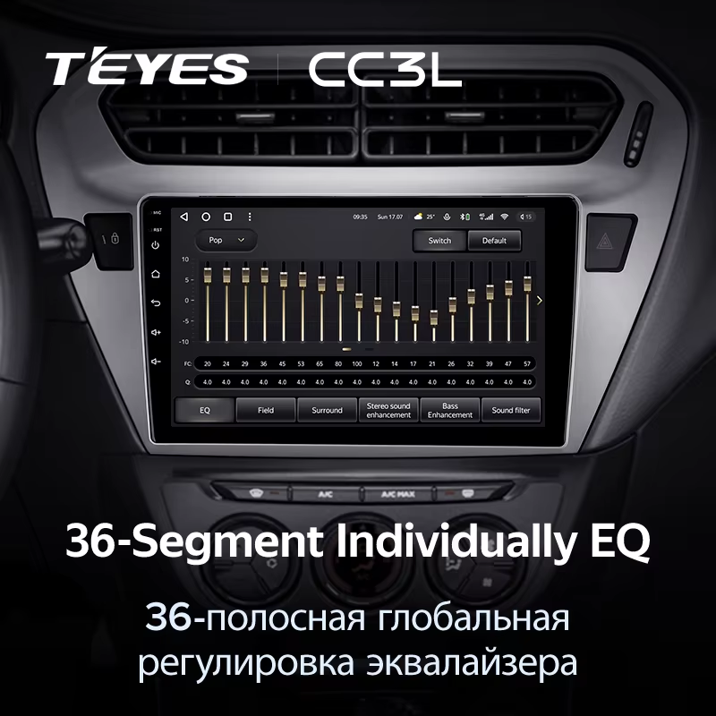 Штатная магнитола Teyes CC3L 4/64 Peugeot 301 (2012-2016) F2