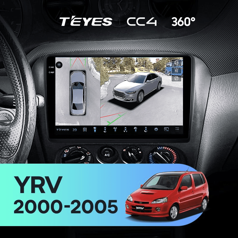 Штатная магнитола Teyes CC4 360 6/64 Daihatsu YRV M5 (2000-2005)