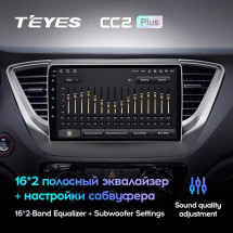 Штатная магнитола Teyes CC2 Plus 4/64 Hyundai Solaris 2 (2017-2018) Тип-A