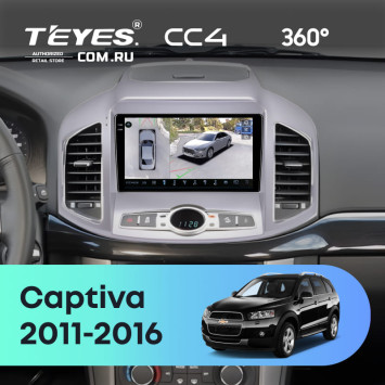Штатная магнитола Teyes CC4 360 8/128 Chevrolet Captiva 1 C140 (2011-2016) F1