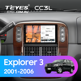 Штатная магнитола Teyes CC3L 4/32 Ford Explorer 3 (2001-2006)
