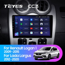 Штатная магнитола Teyes CC3 4/64 Renault Logan 1 (2010-2015)