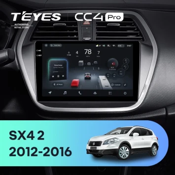 Штатная магнитола Teyes CC4 Pro 8/128 Suzuki SX4 2 (2012-2016)