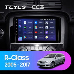 Штатная магнитола Teyes CC3 6/128 Mercedes Benz R-Class W251 R280 R300 R320 (2005-2009)