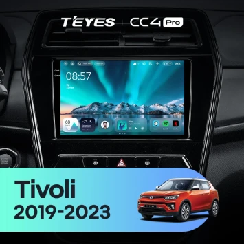 Штатная магнитола Teyes CC4 Pro 12/256 SsangYong Tivoli (2019-2023)