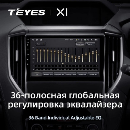 Штатная магнитола Teyes X1 4G 2/32 Subaru Forester 5 (2018-2021)