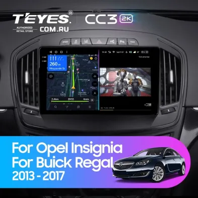 Штатная магнитола Teyes CC3 2K 4/64 Buick Regal (2013-2017) Тип-B