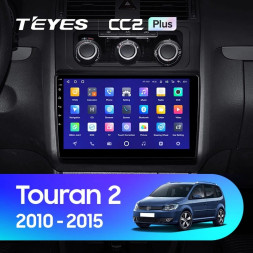 Штатная магнитола Teyes CC2 Plus 4/32 Volkswagen Touran 2 1T (2010-2015)