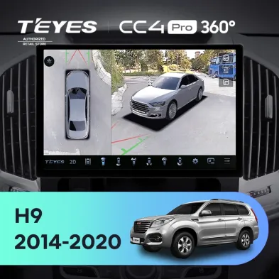 Штатная магнитола Teyes CC4 Pro 360 8/128 Haval H9 (2014-2020) (11")