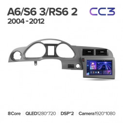 Штатная магнитола Teyes CC3L 4/64 Audi RS6 2 (2007-2012)