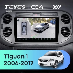 Штатная магнитола Teyes CC4 360 6/64 Volkswagen Tiguan 1 NF (2006-2011) F2