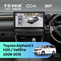 Штатная магнитола Teyes CC4 360 6/64 Toyota Alphard 2 H20 (2008-2015) F3