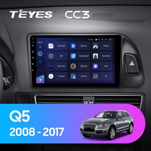 Штатная магнитола Teyes CC3 4/64 Audi Q5 8R (2008-2017) Тип-А — 