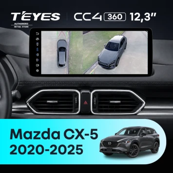 Штатная магнитола Teyes CC4 12.3" 360 6/64 Mazda CX-5 (2020-2025) (рынок США/Китай)