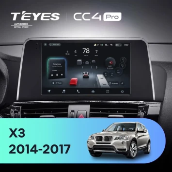 Штатная магнитола Teyes CC4 Pro 12/256 BMW X3 F25 NBT (2014-2017)
