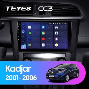 Штатная магнитола Teyes CC3 4/32 Renault Kadjar (2015-2017)