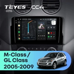 Штатная магнитола Teyes CC4 6/64 Mercedes-Benz ML-Class (2005-2009) F1