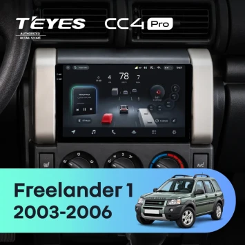 Штатная магнитола Teyes CC4 Pro 8/128 Land Rover Freelander 1 (2003-2006)