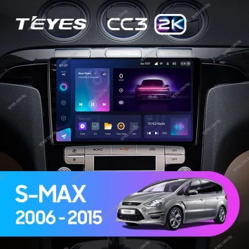 Штатная магнитола Teyes CC3 2K 4/64 Ford S-MAX 1 (2006-2015) F1