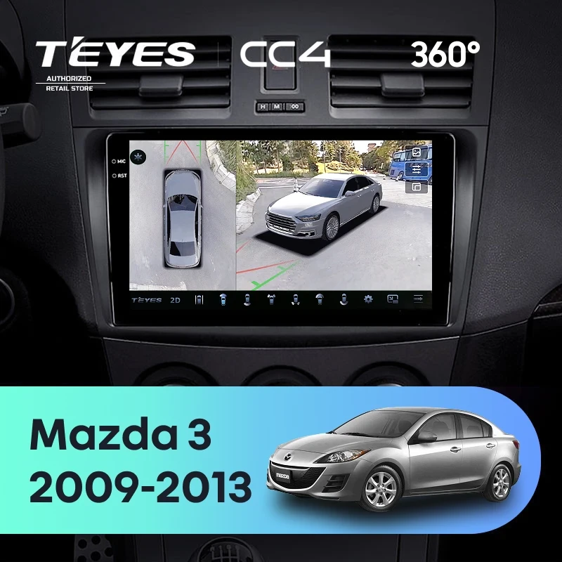 Штатная магнитола Teyes CC4 360 6/64 Mazda 3 2 (2009-2013)