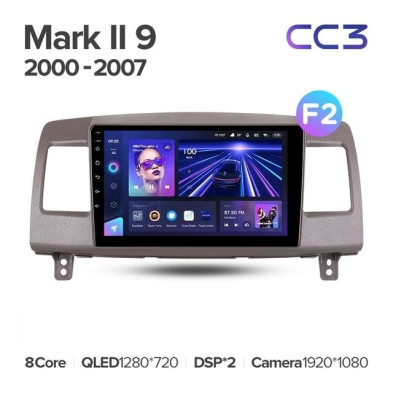 Штатная магнитола Teyes CC3L 4/64 Toyota Mark II 9 X110 (2000-2007) F2