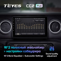Штатная магнитола Teyes CC2 Plus 6/128 Jeep Wrangler 4 JL (2018-2019)