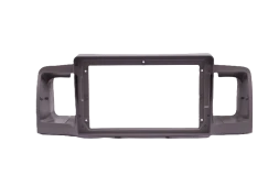 Переходная рамка Toyota Corolla 120 (2000-2007) (F1 - с дефлекторами) (коричневая) (9")