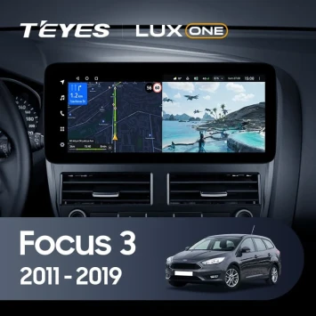 Штатная магнитола Teyes LUX ONE 360 6/128 Ford Focus 3 Mk 3 (2011-2019)