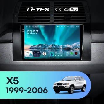 Штатная магнитола Teyes CC4 Pro 12/256 BMW X5 E39 E53 (1999-2006)